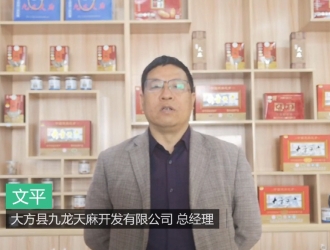 大方縣九龍?zhí)炻榭偨?jīng)理文平出席2020中國天麻產(chǎn)業(yè)網(wǎng)絡(luò)大會并作報(bào)告 ()