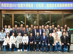 2021全國大球蓋菇（紅松茸）栽培技術高級研修班圓滿結(jié)束