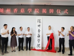 全國(guó)首個(gè)——隨州香菇學(xué)院揭牌成立  為產(chǎn)區(qū)培養(yǎng)專(zhuān)業(yè)人才 ()