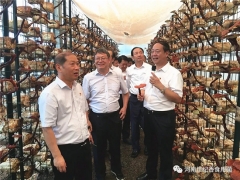 河南農(nóng)業(yè)大學(xué)校長介曉磊率團(tuán)前往世紀(jì)香食用菌公司調(diào)研并開展校企深度合作 ()